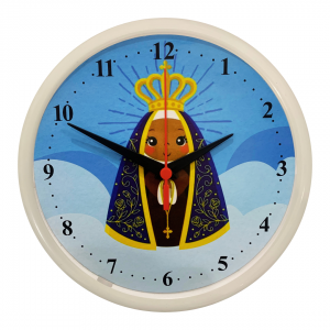 RELÓGIO NOSSA SENHORA APARECIDA - BCO