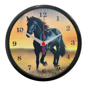 RELÓGIO CAVALO PRETO - PTO 